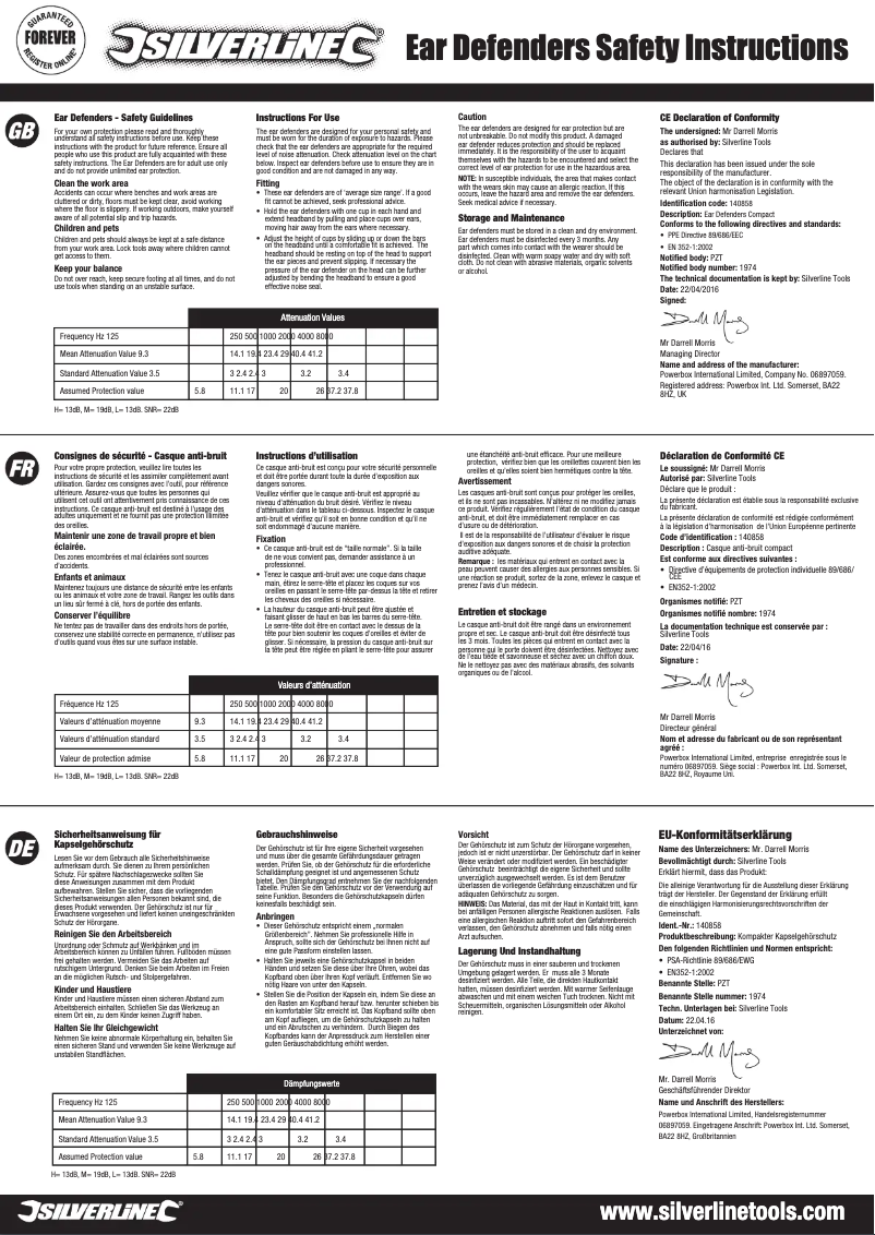Image de la première page du manuel de l'appareil 140858