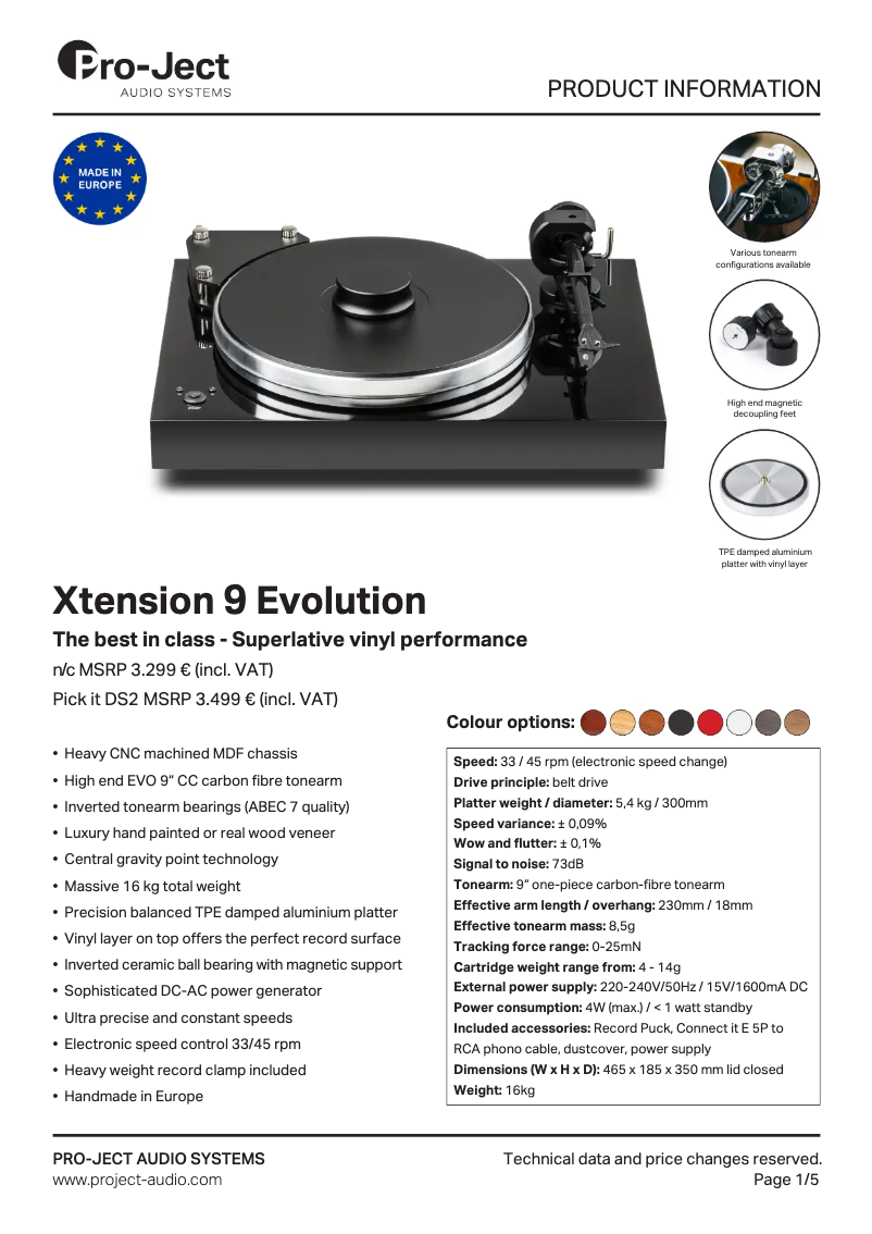 Image de la première page du manuel de l'appareil Xtension 9 Evolution