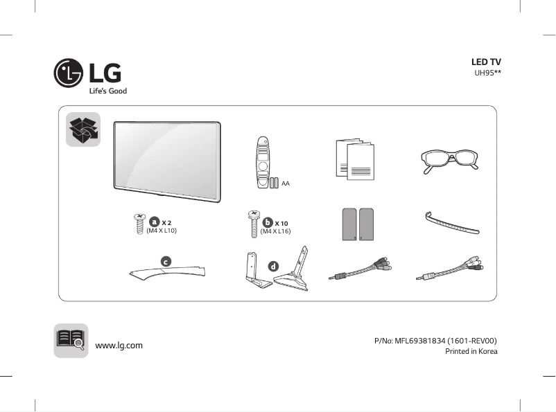 Page 1 de la notice Manuel utilisateur LG 79UH953Y