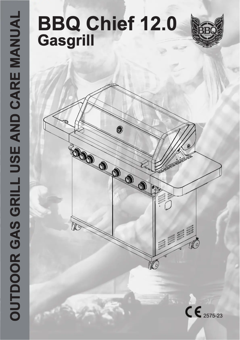 Page 1 of the manual User Manual Maxxus BBQ Chief 12.0