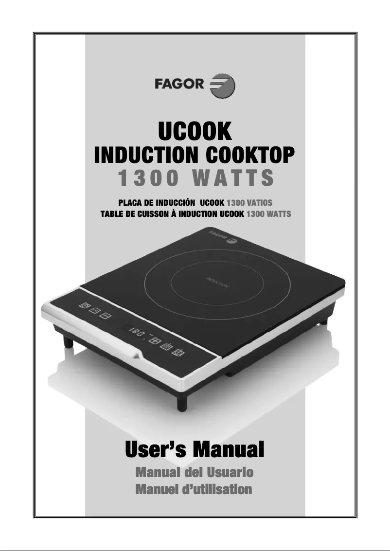 Image de la première page du manuel de l'appareil uCook