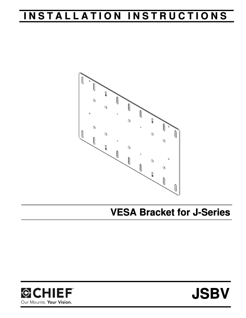 Página 1 del manual Manual de usuario Chief JSBVB