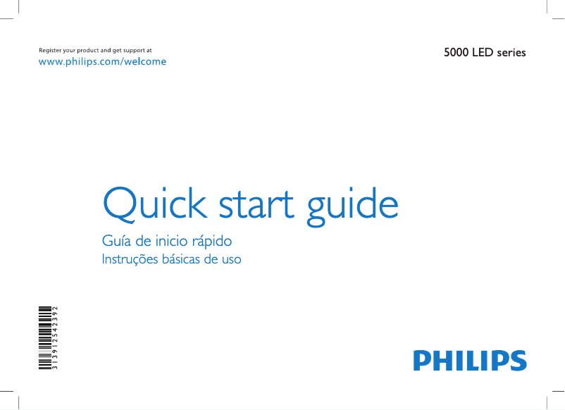 Page 1 de la notice Manuel utilisateur Philips 32PFL5606D