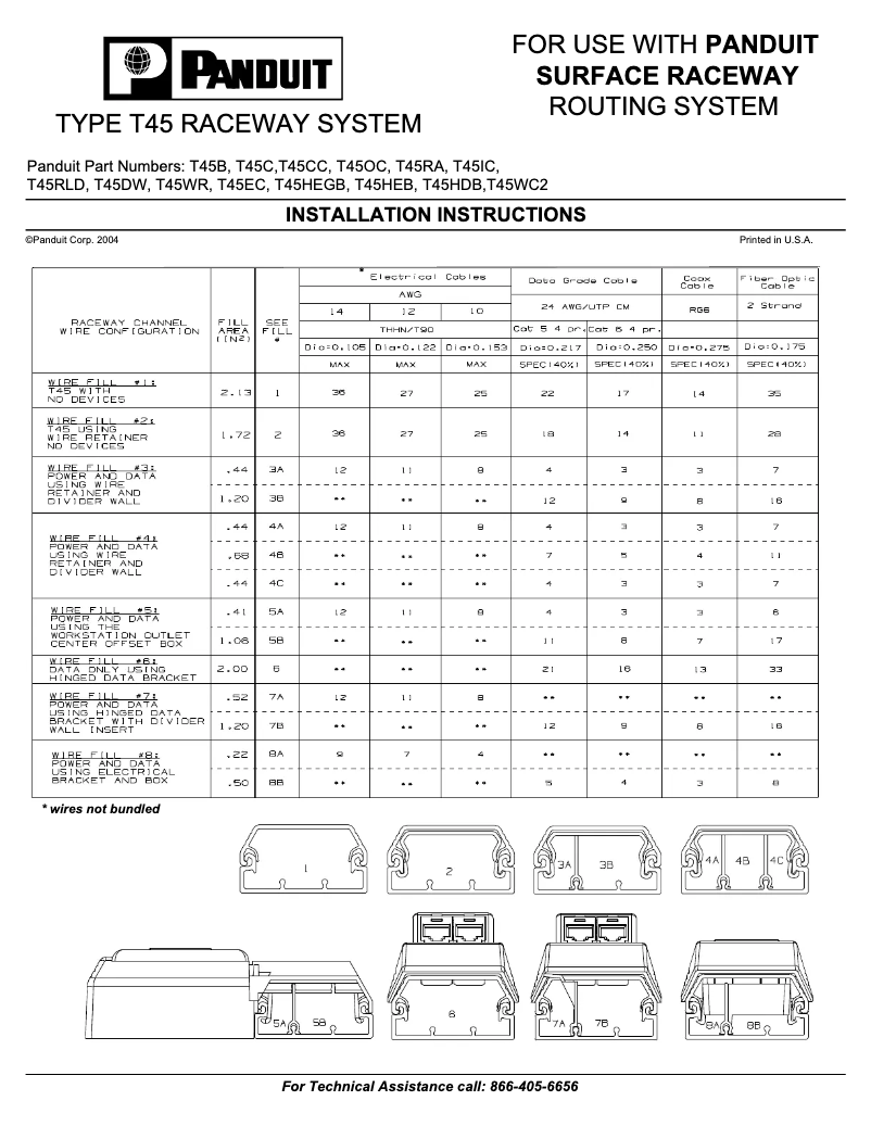 Imagen de la primera página del manual del dispositivo T45RAIW