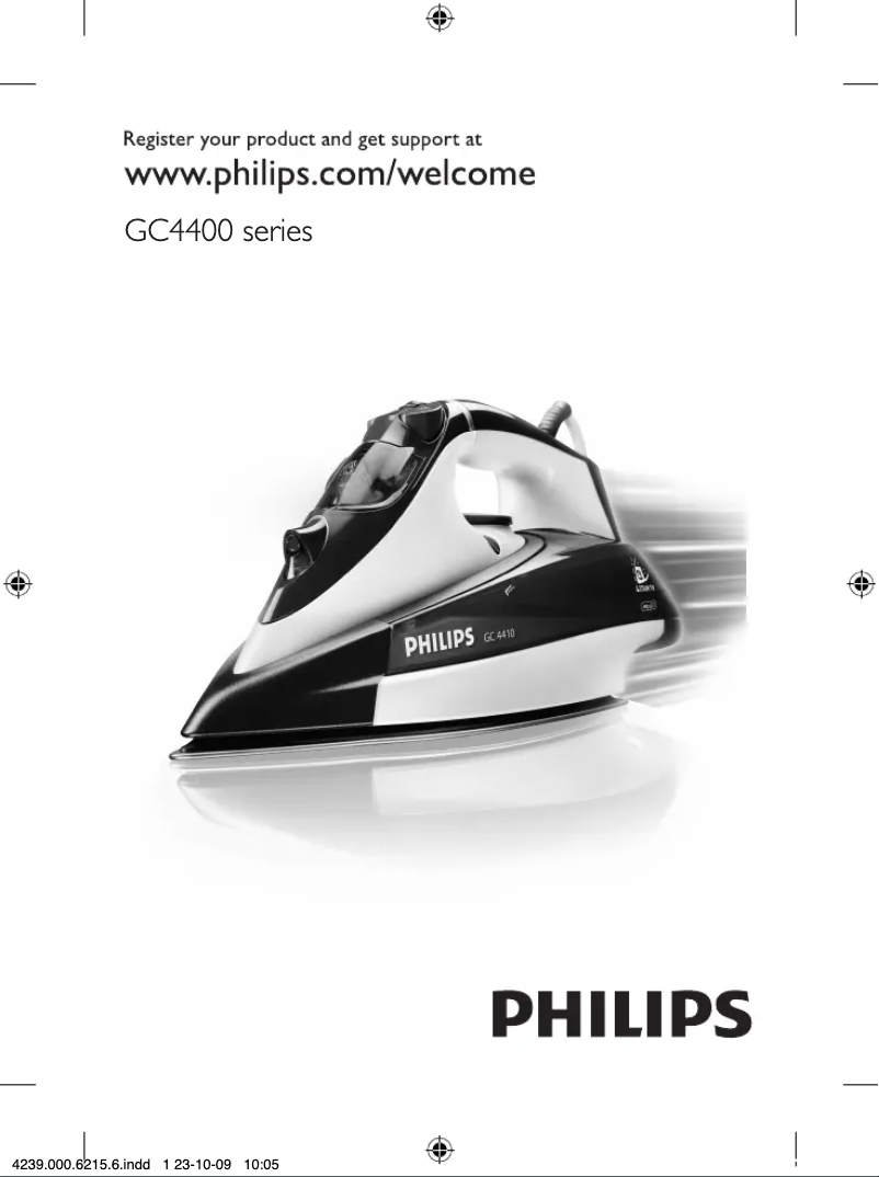 Page n°1 - Manuel utilisateur Philips Azur Ionic Steam iron