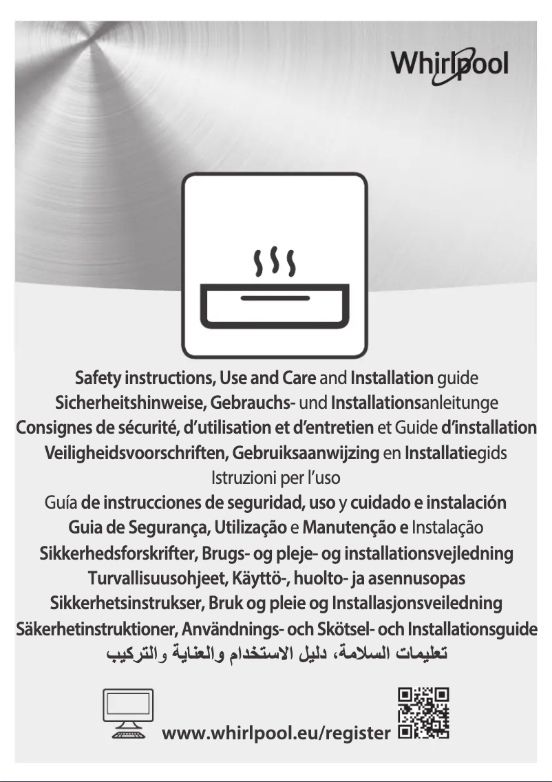 Page 1 de la notice Manuel utilisateur Whirlpool WWD1ABF