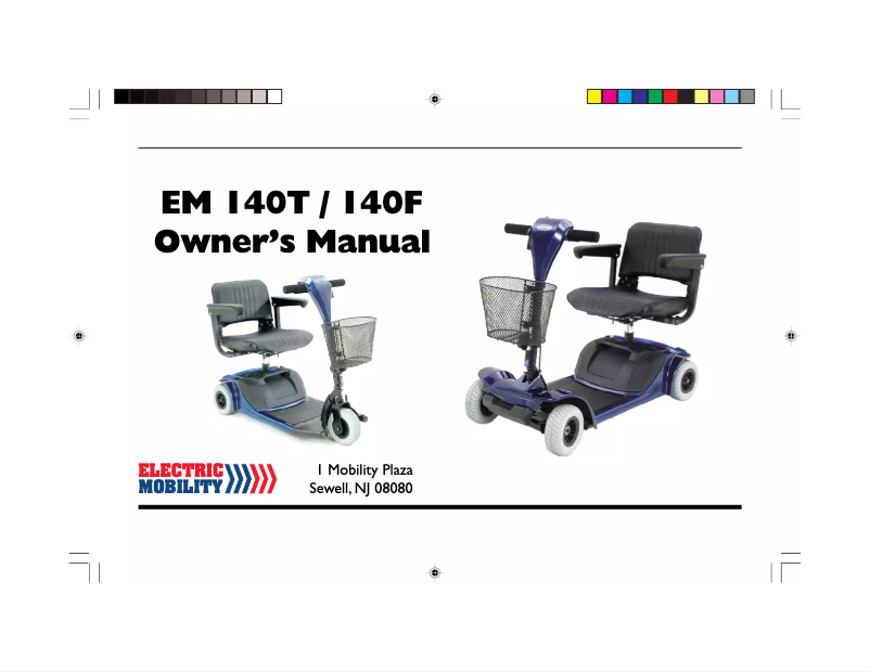 Página 1 del manual Manual de usuario Rascal EM 140F