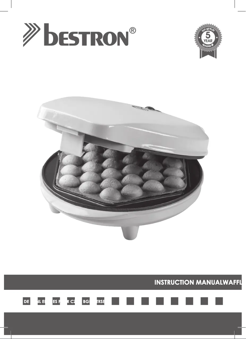 Page 1 de la notice Manuel utilisateur Bestron Sweet Dreams ABWM300M