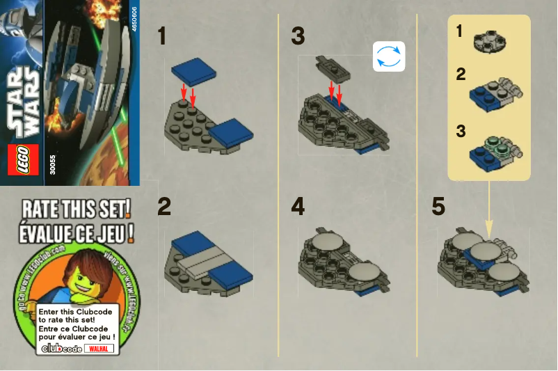 Page 1 de la notice Manuel utilisateur Lego Vulture Droid