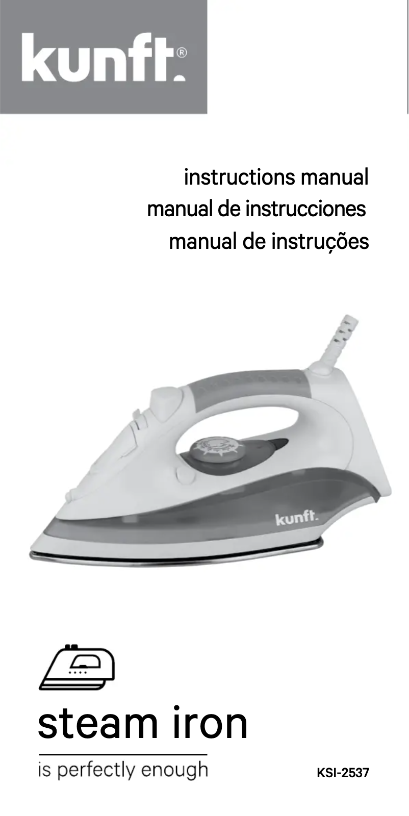 Page n°1 - Manuel utilisateur Kunft KSI-2537