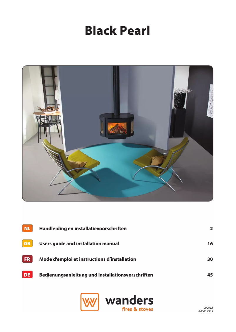 Página 1 del manual Manual de usuario Wanders Black Pearl