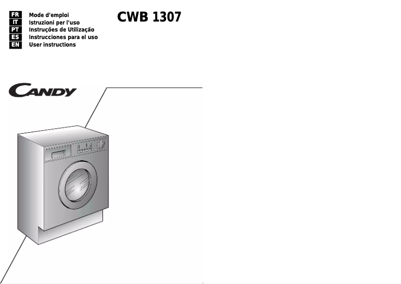 Image de la première page du manuel de l'appareil CWB 1307-01S