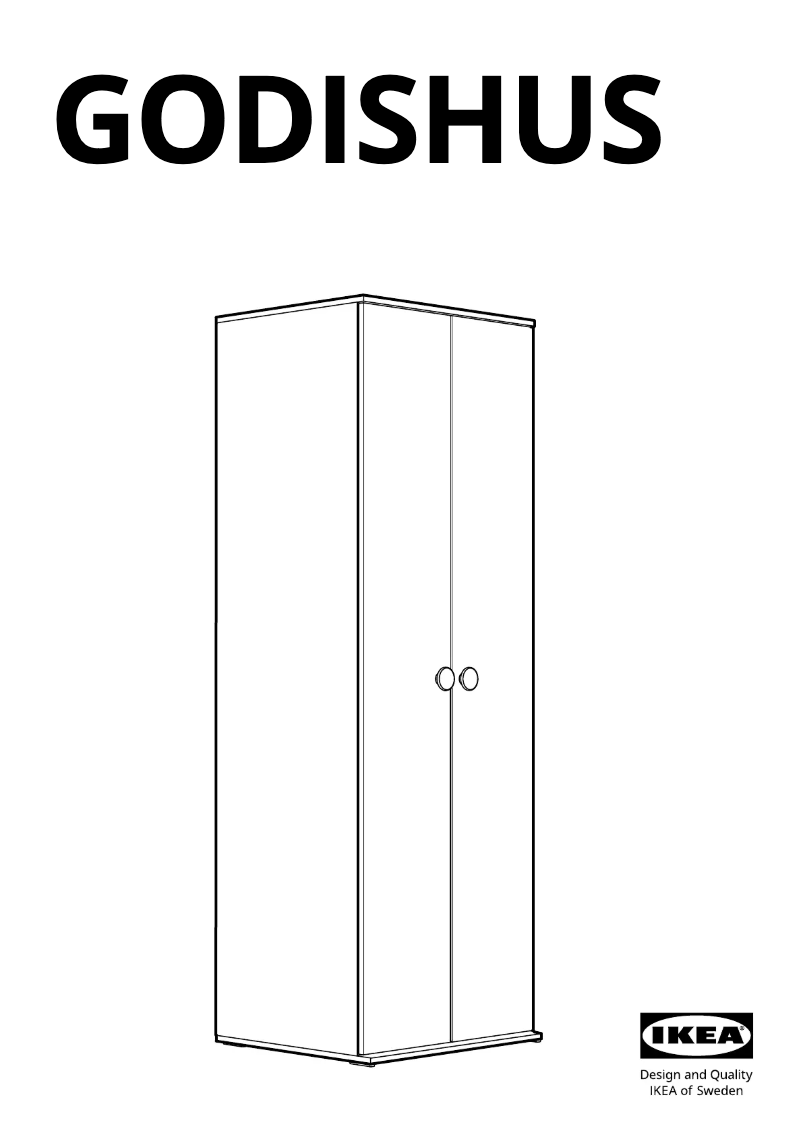 Página 1 del manual Manual de usuario Ikea GODISHUS 805.765.12