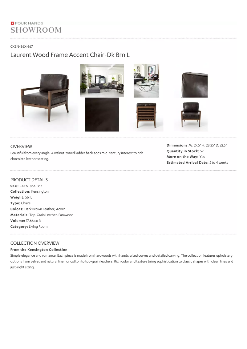 Page 1 de la notice Manuel utilisateur Four Hands CKEN-B6X-367