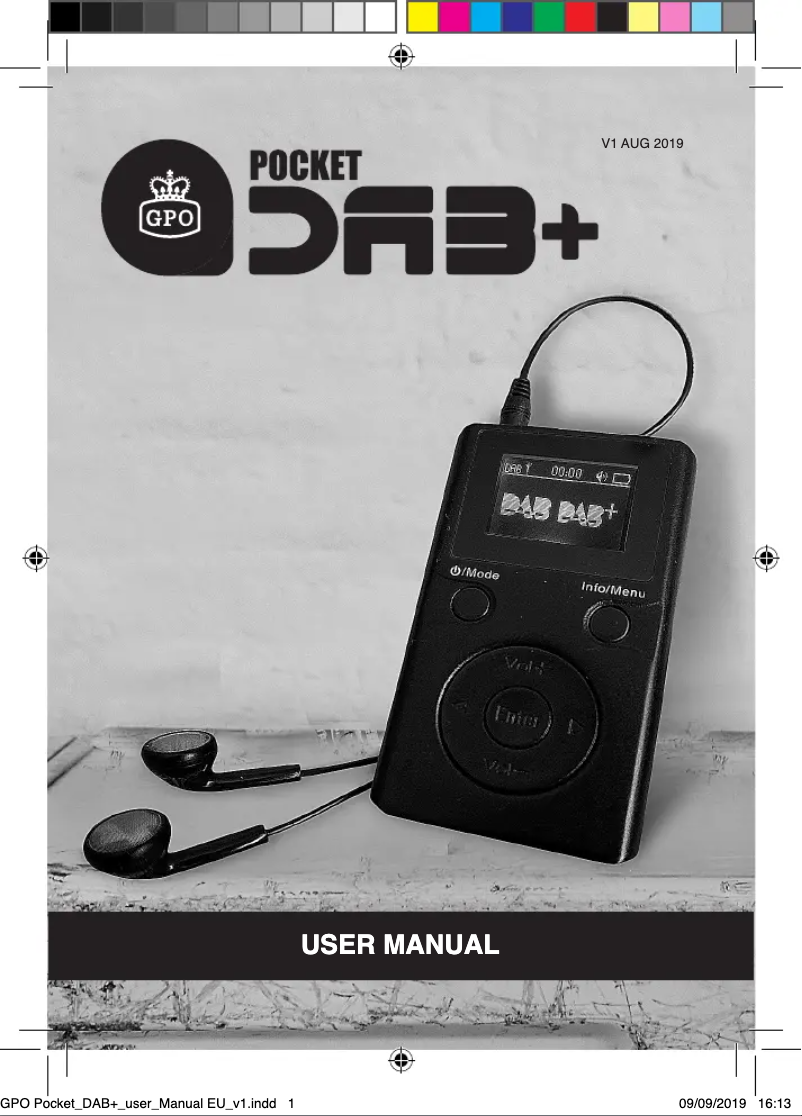 Image de la première page du manuel de l'appareil Pocket DAB+