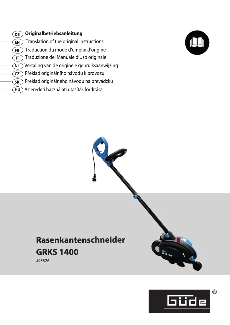 Página 1 del manual Manual de usuario Güde GRKS 1400