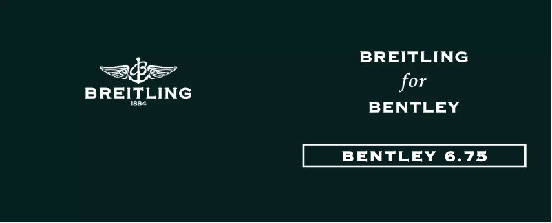 Page n°1 - Manuel utilisateur Breitling For Bentley 6.75