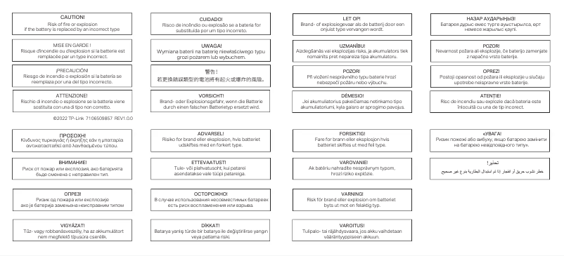 Page n°1 - Manuel utilisateur TP-Link Tapo T315