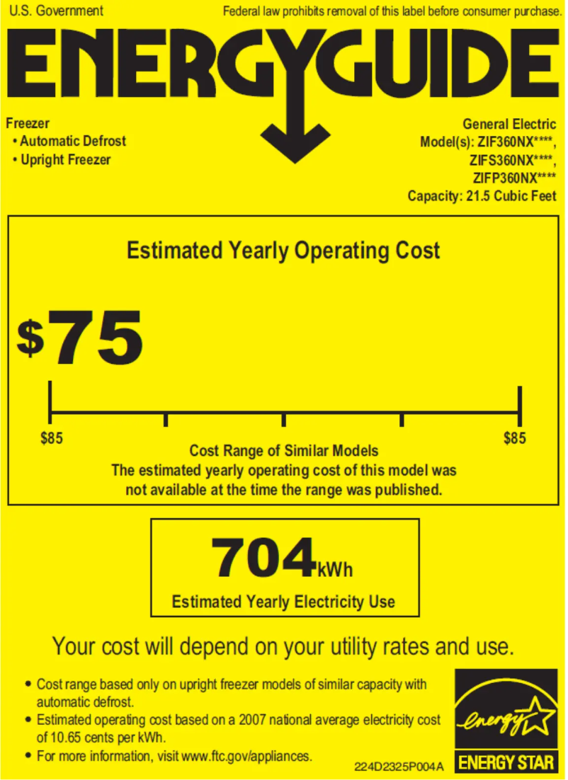 Image de la première page du manuel de l'appareil ZIF360NXLH