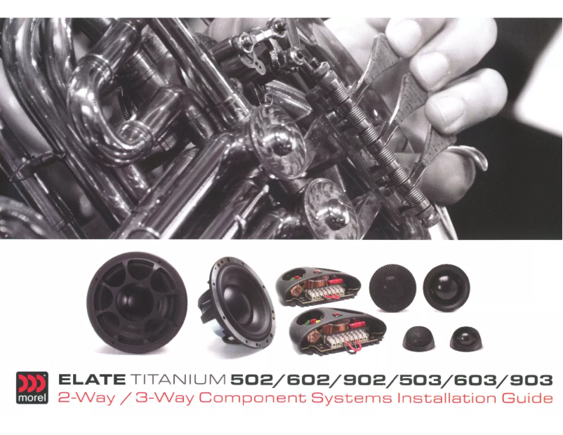 Image de la première page du manuel de l'appareil Elate Titanium 602