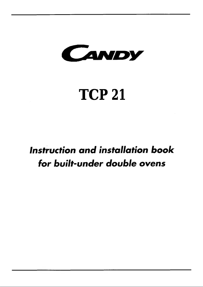 Image de la première page du manuel de l'appareil TCP 21 W