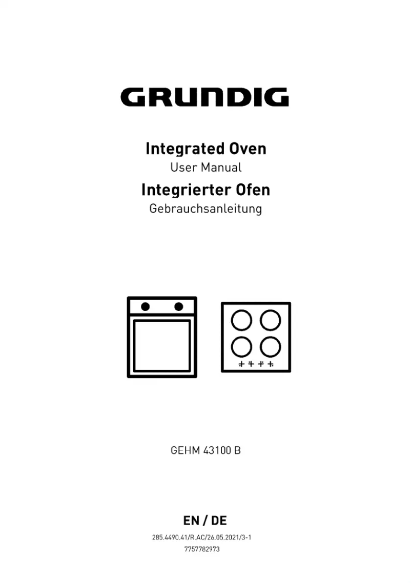 Page 1 de la notice Manuel utilisateur Grundig GEHM 43100 B