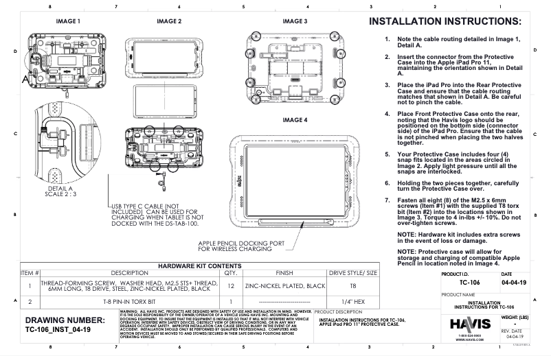 Image de la première page du manuel de l'appareil TC-106