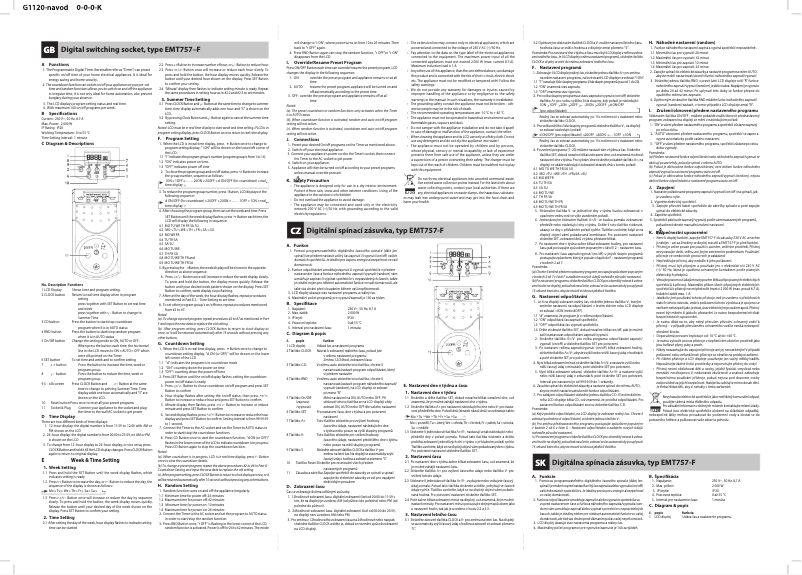 Image de la première page du manuel de l'appareil P5506