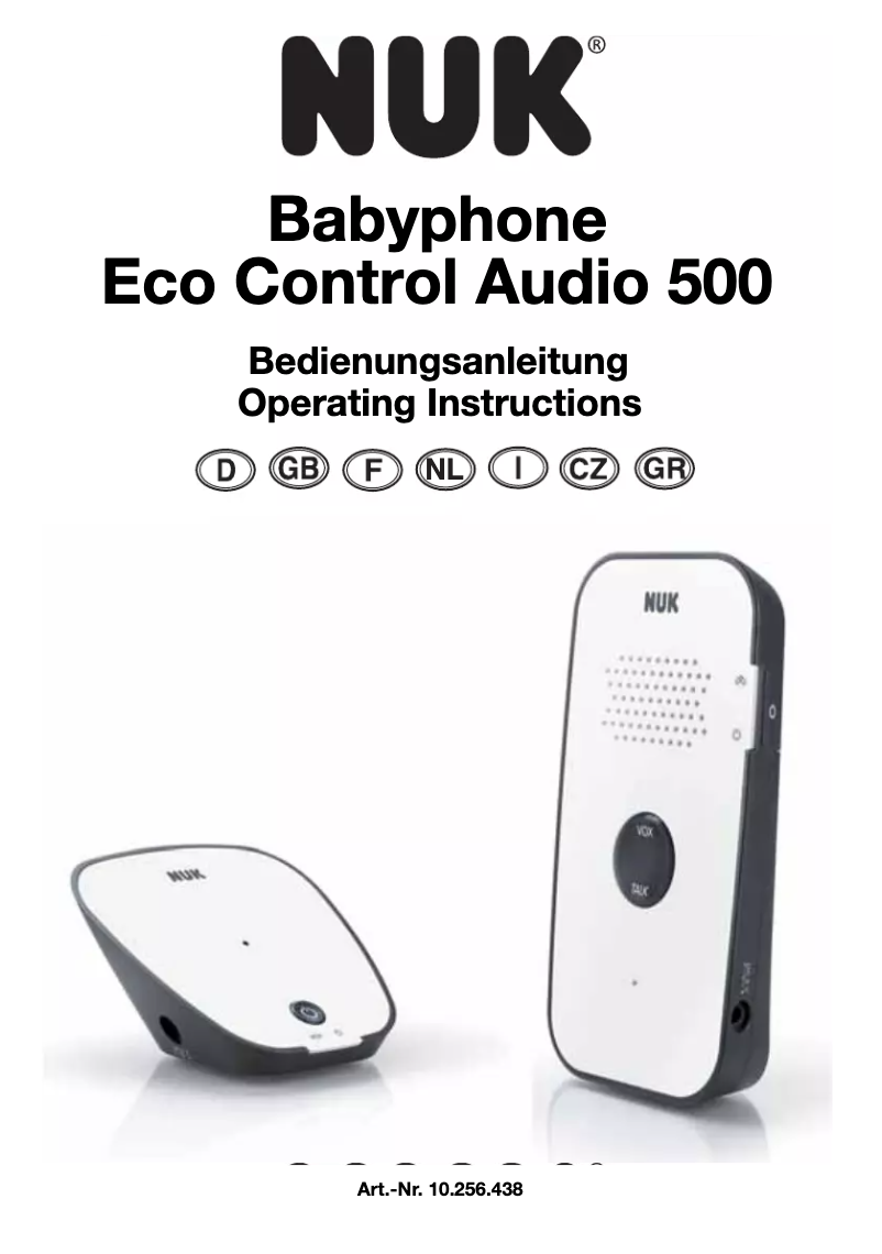 Image de la première page du manuel de l'appareil Eco Control Audio 500