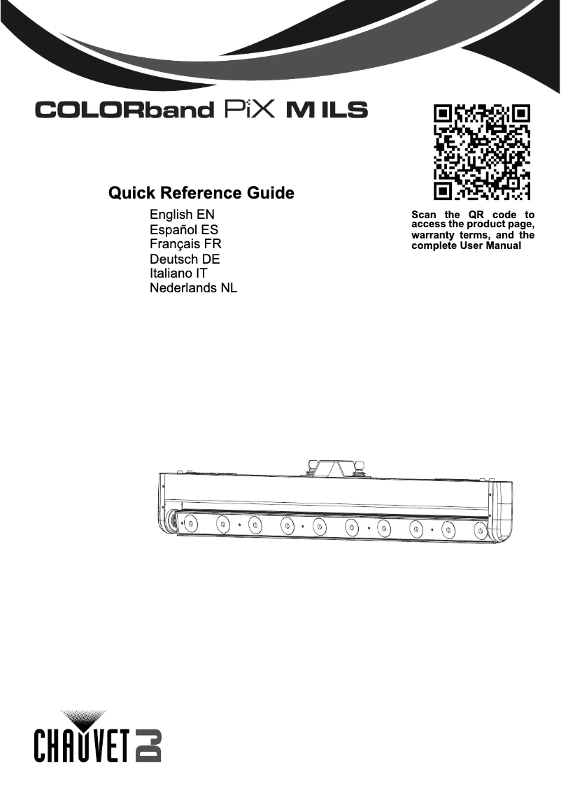 Página 1 del manual Manual de usuario Chauvet COLORband PiX M ILS