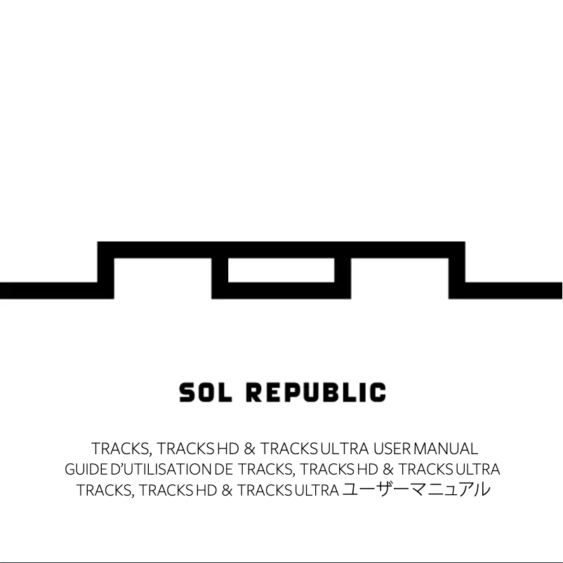 Image de la première page du manuel de l'appareil Tracks V8