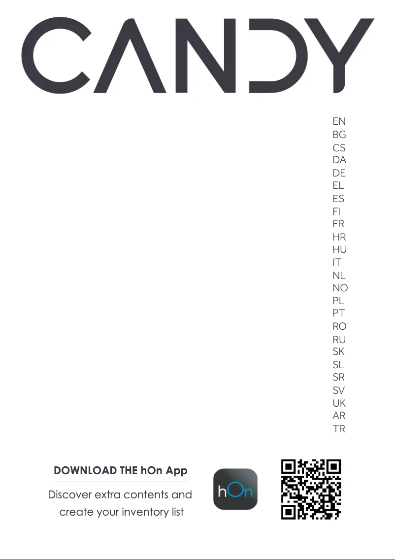 Page 1 de la notice Manuel utilisateur Candy CBT3518FW