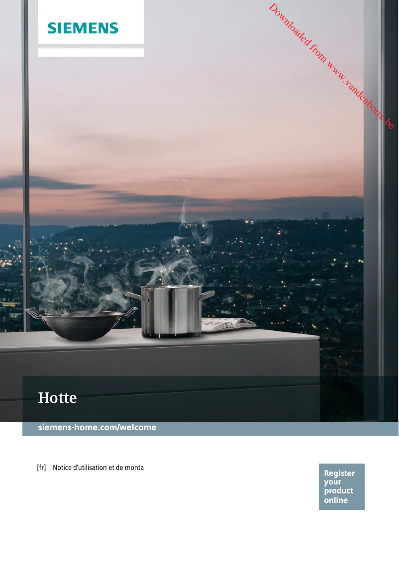 Page n°1 - Manuel utilisateur Siemens LI67SA530