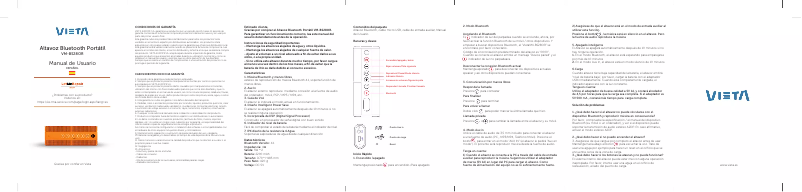 Page n°1 - Manuel utilisateur Vieta Audio VM-BS28OR