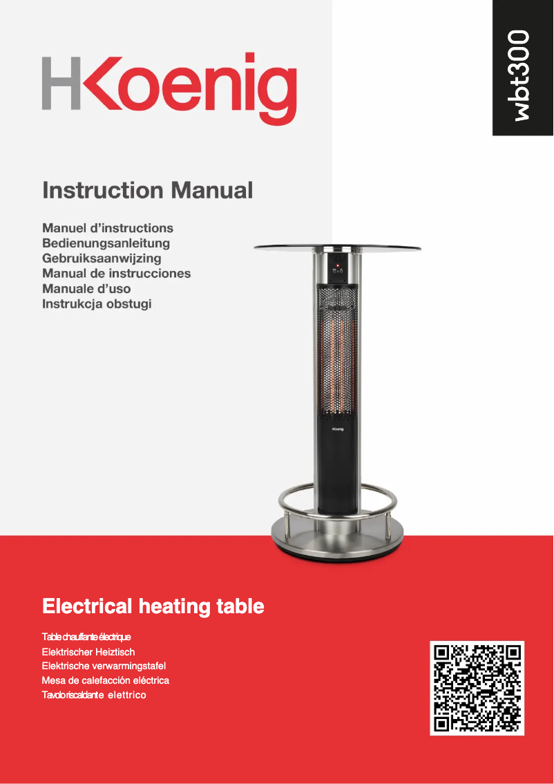 Image de la première page du manuel de l'appareil WBT300