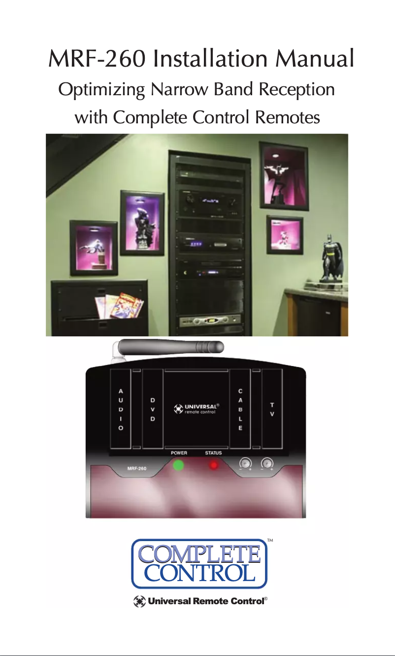 Image de la première page du manuel de l'appareil MRF-350