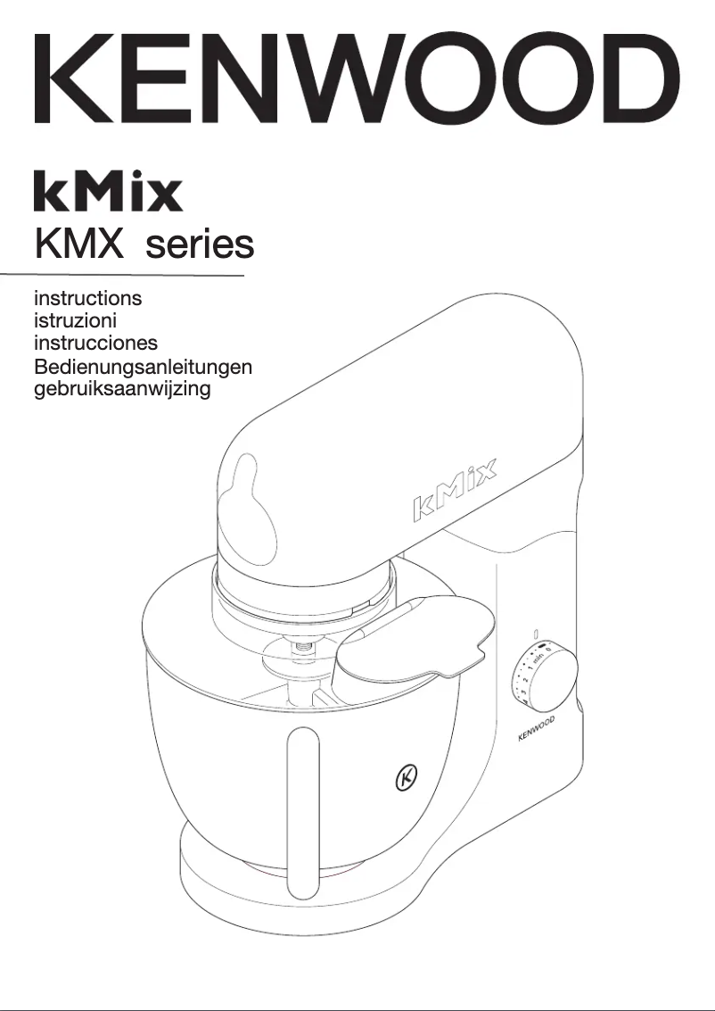 Page n°1 - Manuel utilisateur Kenwood kMix KMX93