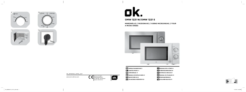 Page n°1 - Manuel utilisateur OK OMW 1221 S W