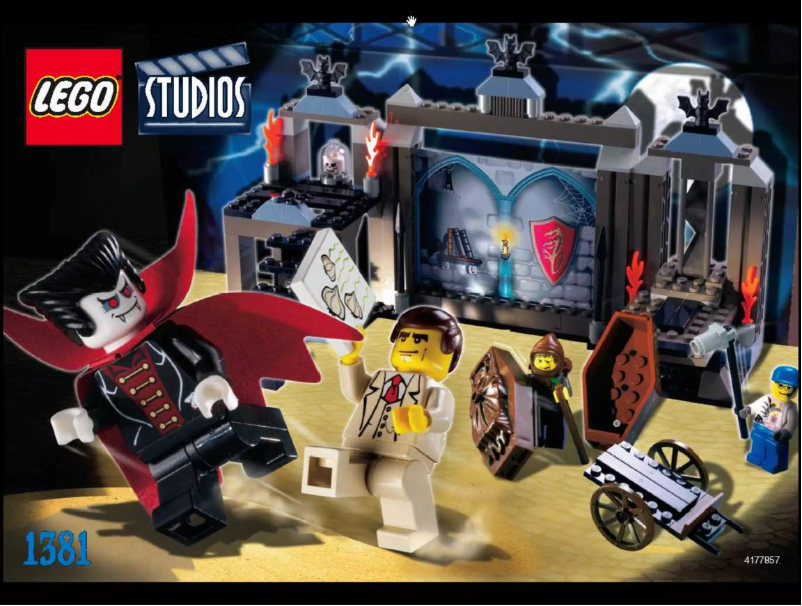 Page 1 de la notice Manuel utilisateur Lego Vampire's Crypt 1381