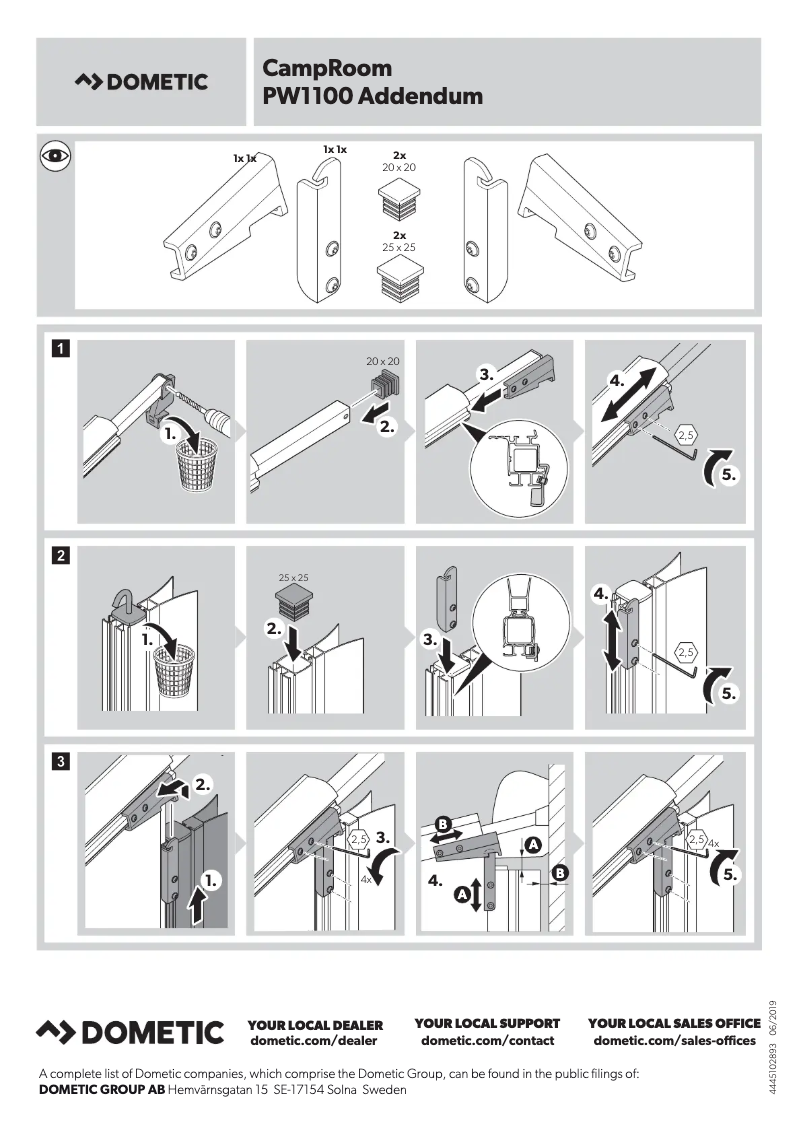 Imagen de la primera página del manual del dispositivo CampRoom
