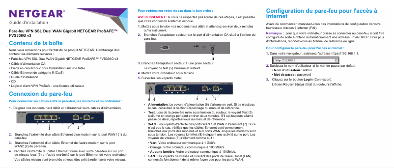 Image de la première page du manuel de l'appareil FVS336Gv3