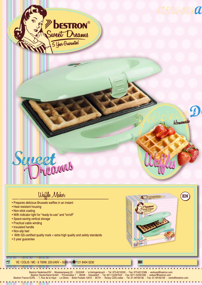 Image de la première page du manuel de l'appareil ASW401