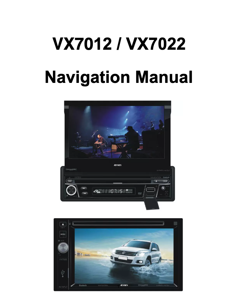 Image de la première page du manuel de l'appareil VX7022