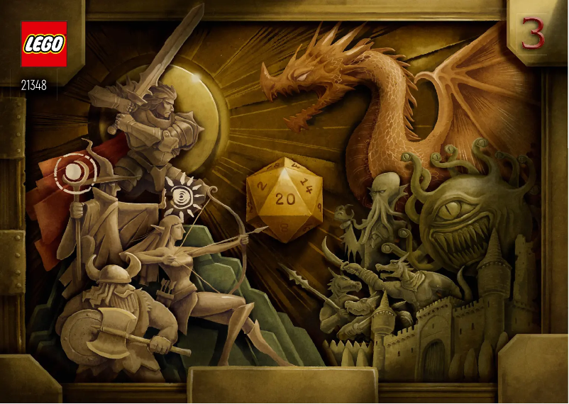 Page 1 de la notice Manuel utilisateur Lego 21348