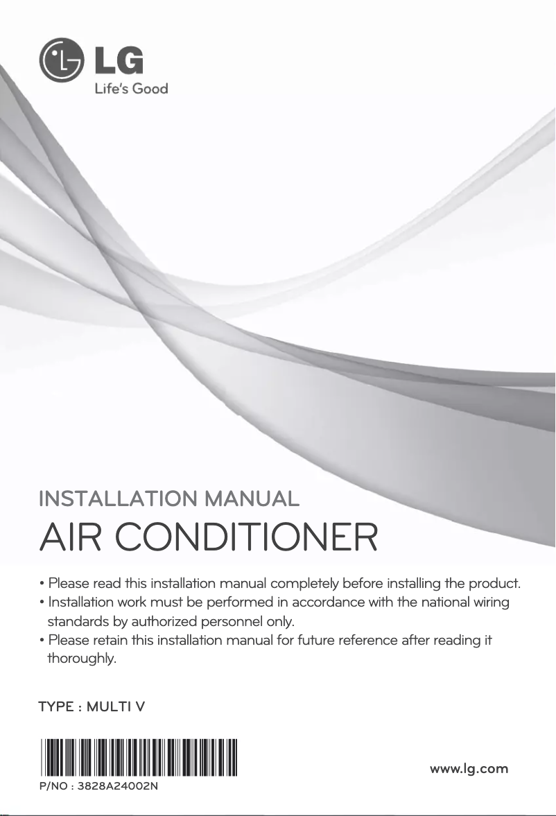 Page n°1 - Manuel utilisateur LG ARUV50LT2