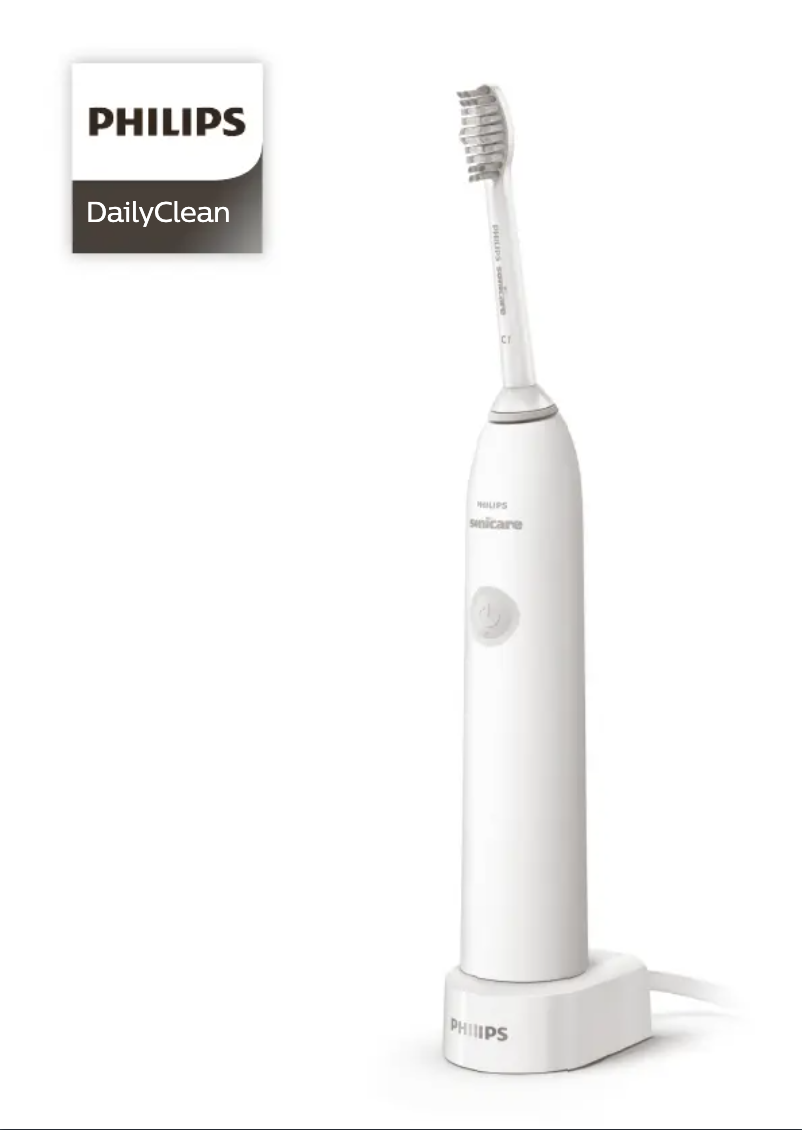 Page n°1 - Mode d'emploi Philips Sonicare DailyClean HX3724