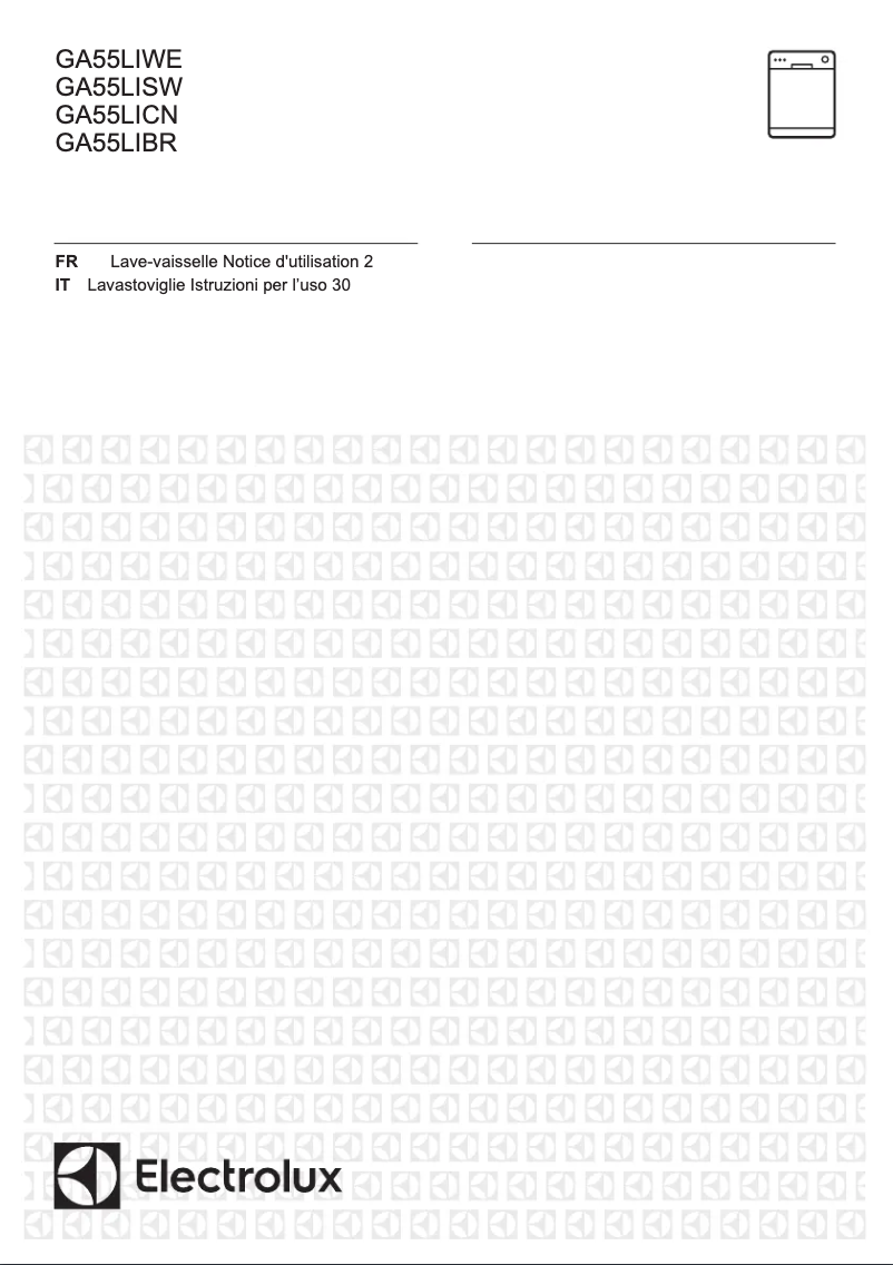 Image de la première page du manuel de l'appareil GA55LIWE