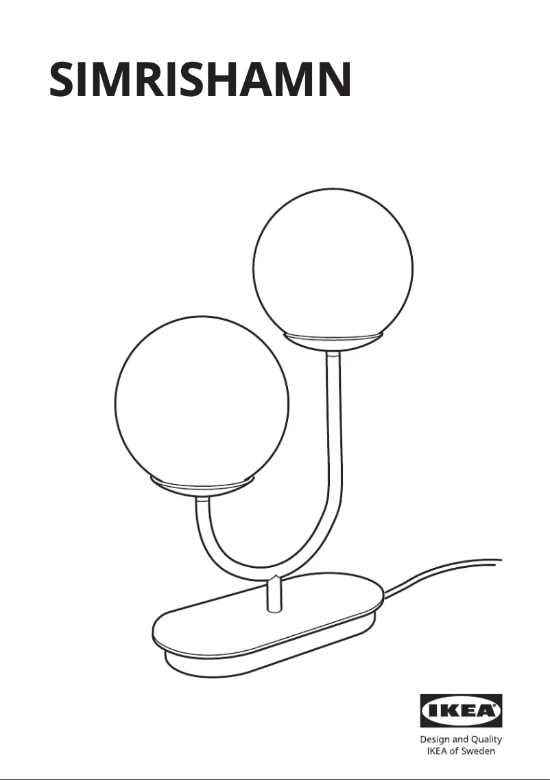 Image de la première page du manuel de l'appareil SIMRISHAMN 004.376.76