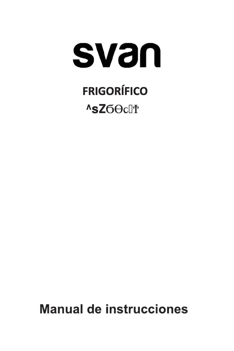 Page 1 de la notice Manuel utilisateur SVAN SVR086C2