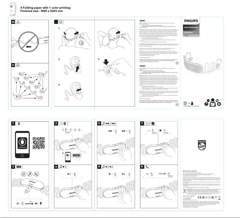 Page 1 de la notice Guide de démarrage rapide Philips TAN7808